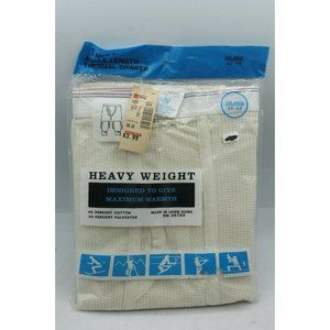 Mac Henry Vtg NOS Warm Long Johns Waffle Thermal Drawer Underwear Ankle Length